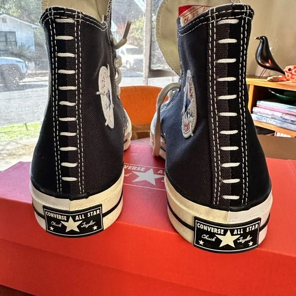 ***NEW*** Converse Chuck 70 Black High-Top Sneakers - Picture 3 of 11